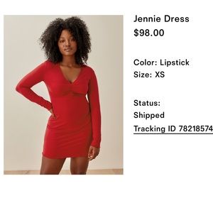 Reformation Jennie Dress!